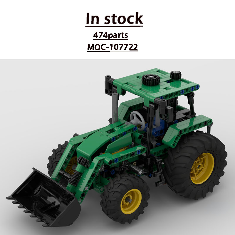 MOC-107722 도시 농장 농업용 트랙터 빌딩 블록 - Agriculture Farming Certificate 리뷰 및 가격